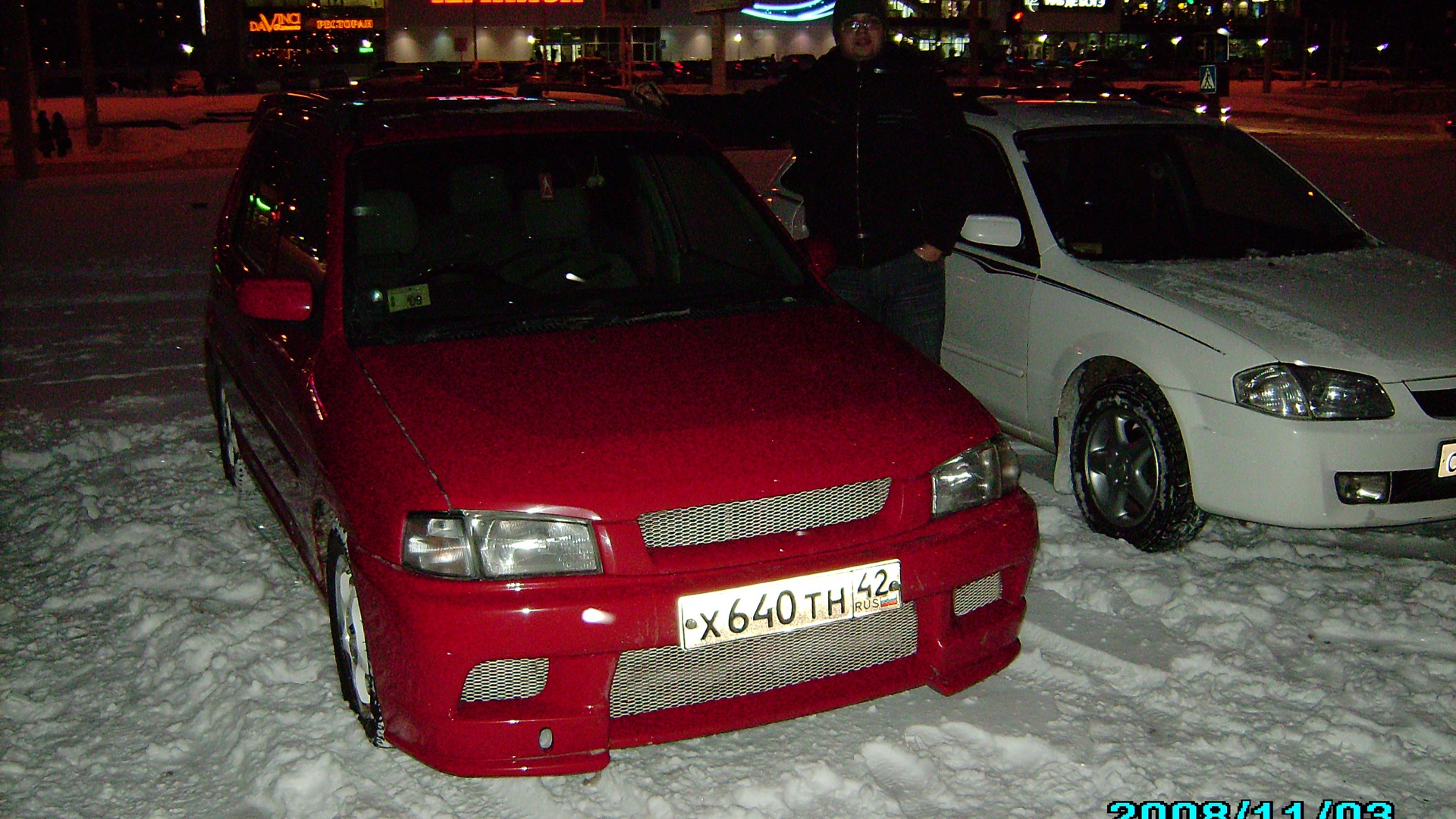 Mazda Demio (1G) 1.5 бензиновый 1998 | Красная 1.5л компрессор на DRIVE2