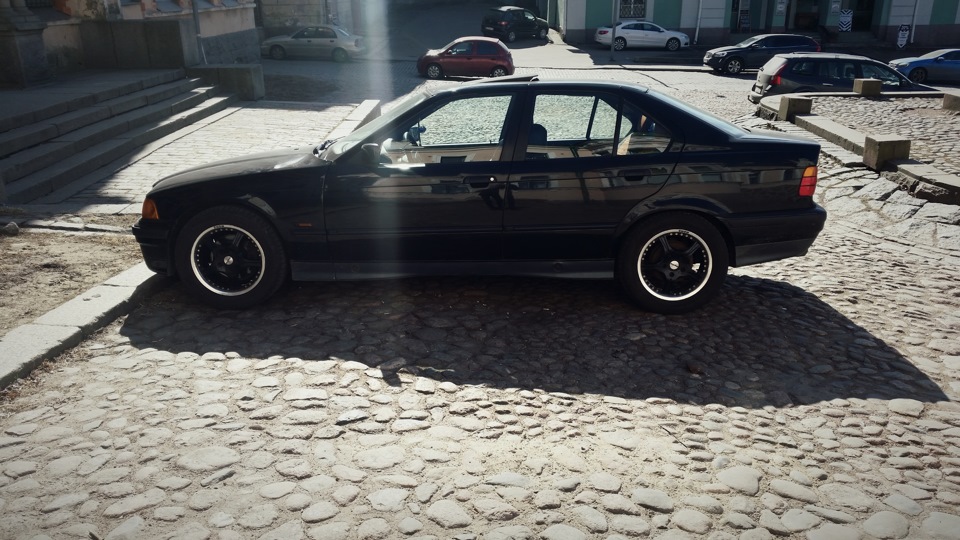 Переобулся — BMW 3 series (E36), 1,6 л, 1995 года | колёсные диски | DRIVE2