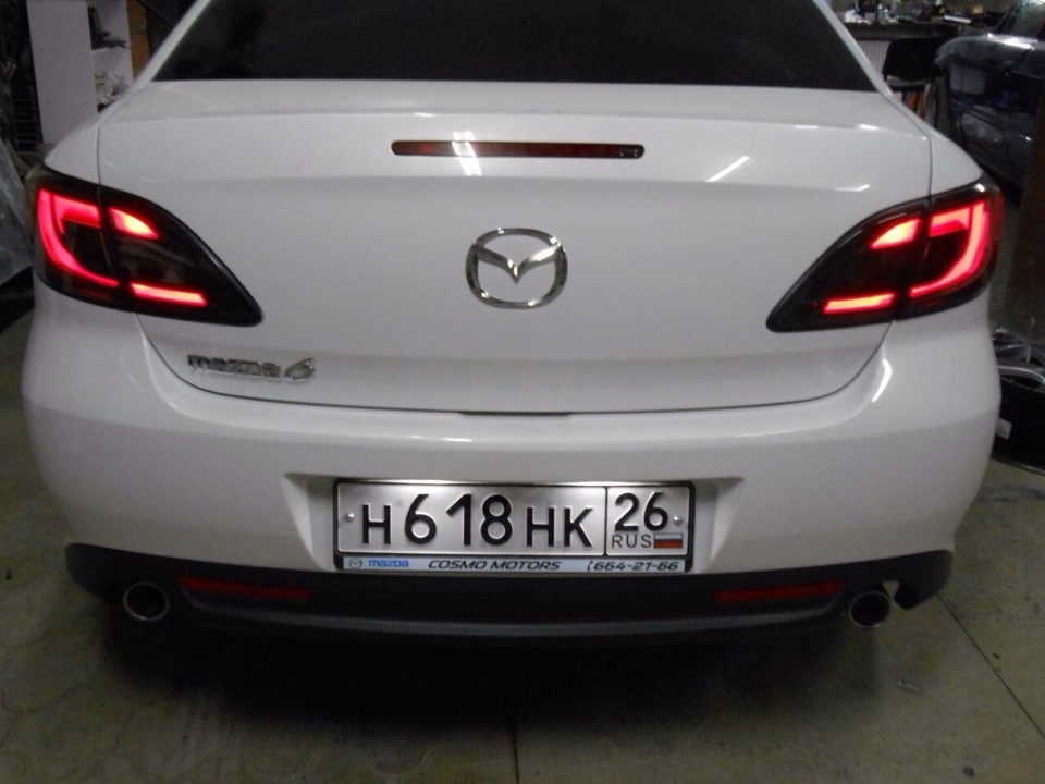 Тюнинг фары Mazda 6