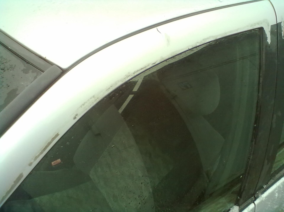 как не нужно клеить дефлекторы, подкраска французика. — Renault Safrane ...