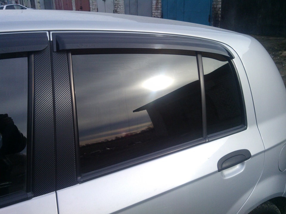 Тонировка))) — Hyundai Getz, 1,4 л, 2008 года | тюнинг | DRIVE2