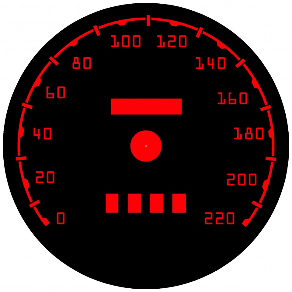 Спидометр без стрелки картинка