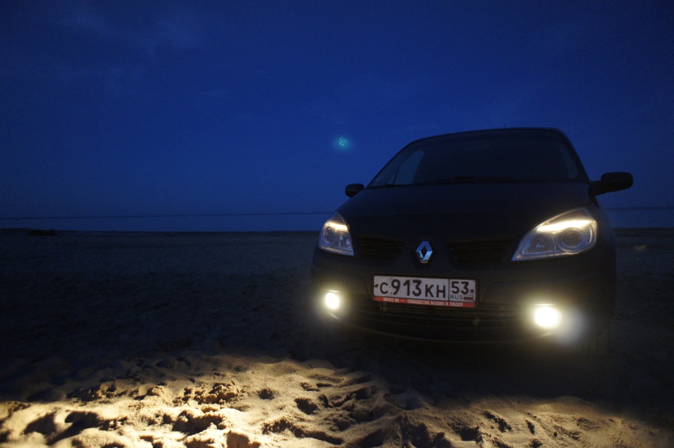 Немного летних ночных фото для БЖ:) — Renault Scenic II, 1,5 л, 2007 ...