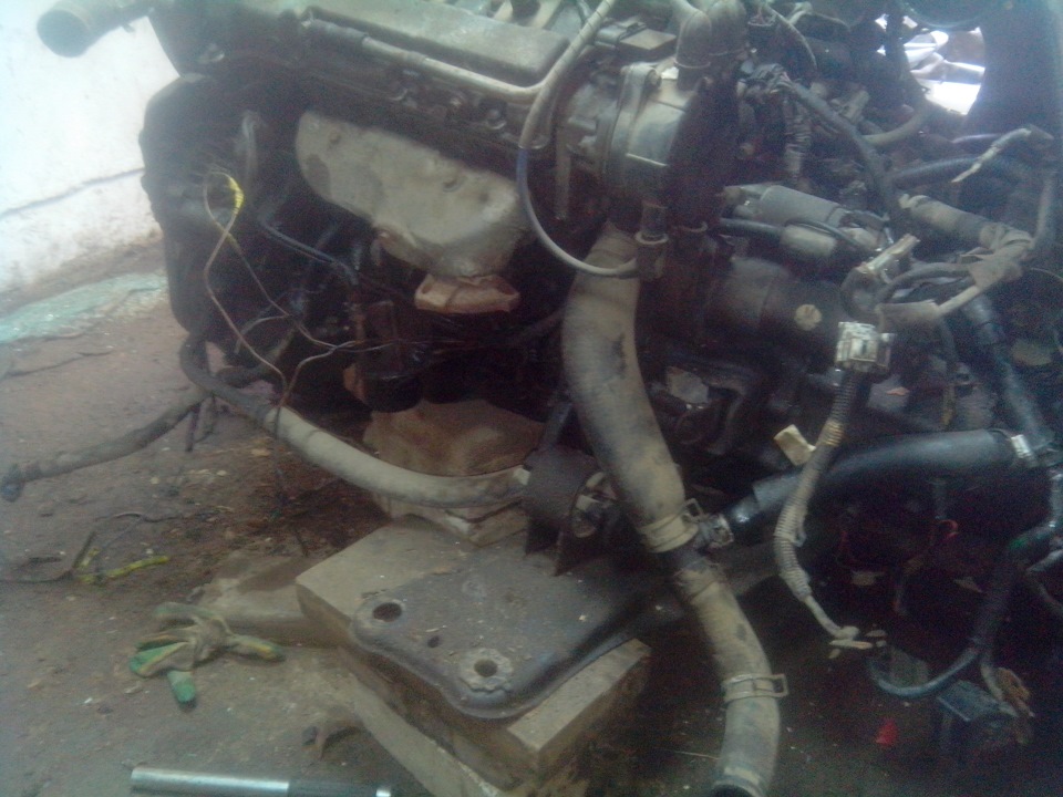 Замена движка FS на KL-DE 2.5 v6 ч.1 : распил донора и подготовка ...