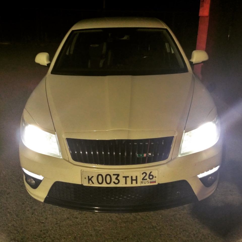 И вот поздним вечером мы вернулись нарядными )) — Skoda Octavia A5 Mk2