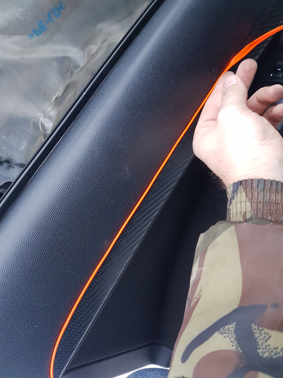 Водительская карта двери — Mitsubishi Lancer X