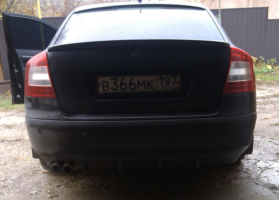 Тонировка задних Led фонарей — Skoda Octavia A5 Mk2, 1,8 л, 2008 года ...