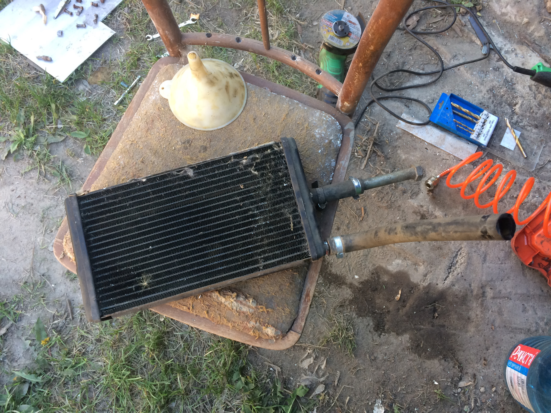 Бачок ауди, сдвоенный вентилятор нива, датчик опель + печка — Москвич ...