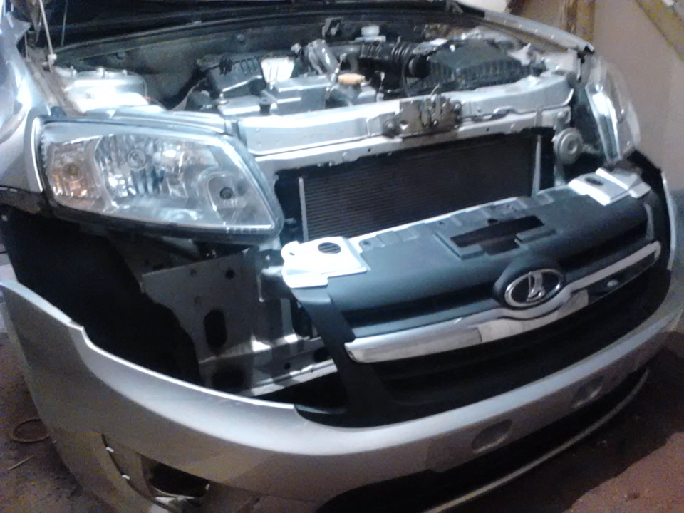 Установка ПТФ — Lada Гранта (1G), 1,6 л, 2015 года | электроника | DRIVE2