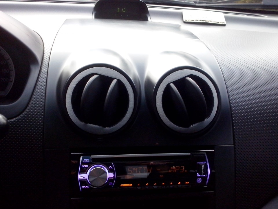 Стилизовал салон алькантарой и пленкой — Chevrolet Aveo Sedan (1G), 1,5 ...