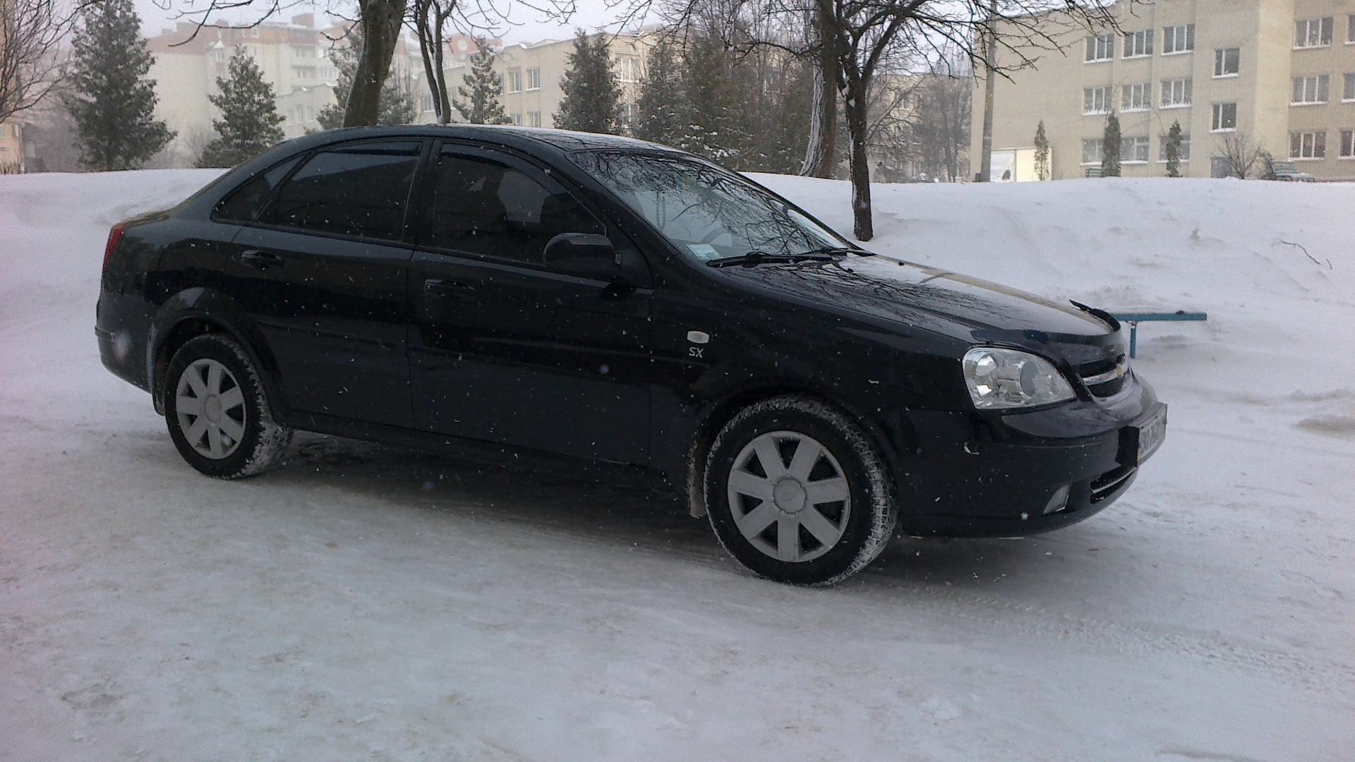 Chevrolet Lacetti седан зимой