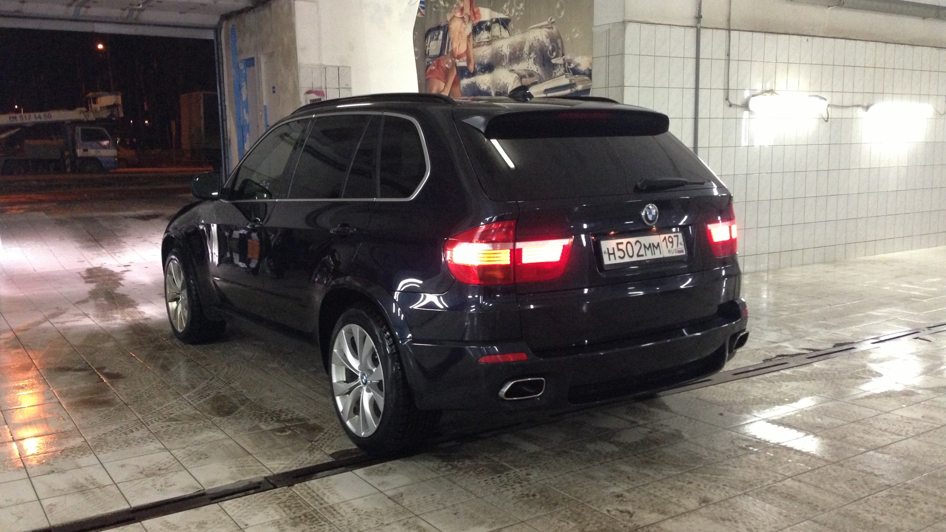 BMW x5 в тумане