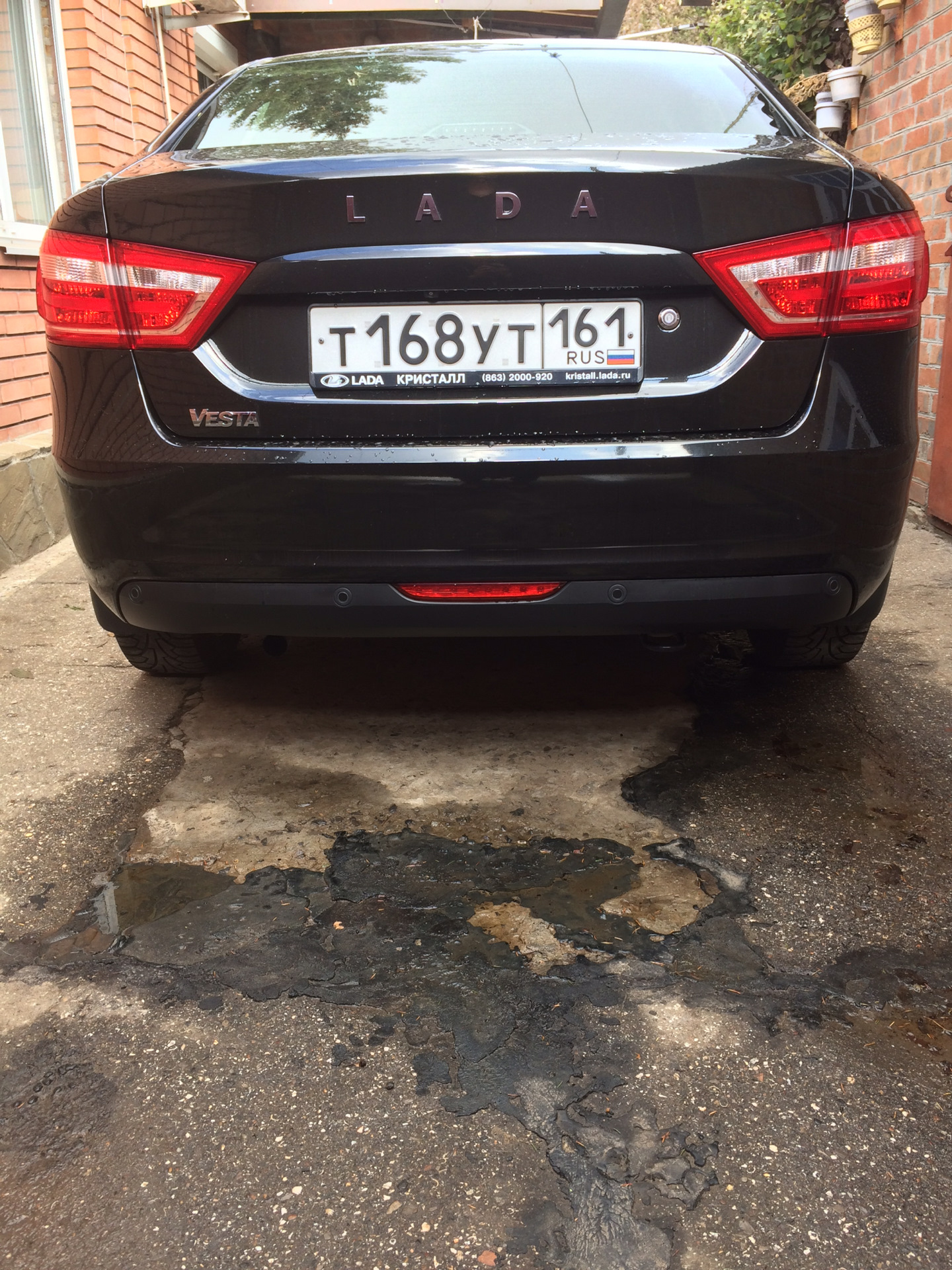 Ну как же без брызговиков)) — Lada Vesta, 1,6 л, 2016 года | своими ...