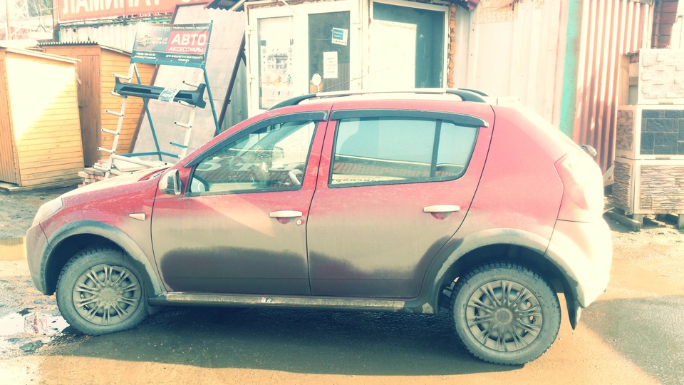Тапки летние, погоды зимние и прочия — Renault Sandero 1G, 1,6 л., 2011 ...