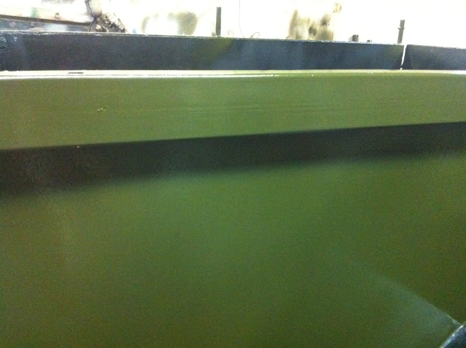 прицеп продолжение-подготовка к покраске и покраска — УАЗ 469, 2,9 л ...