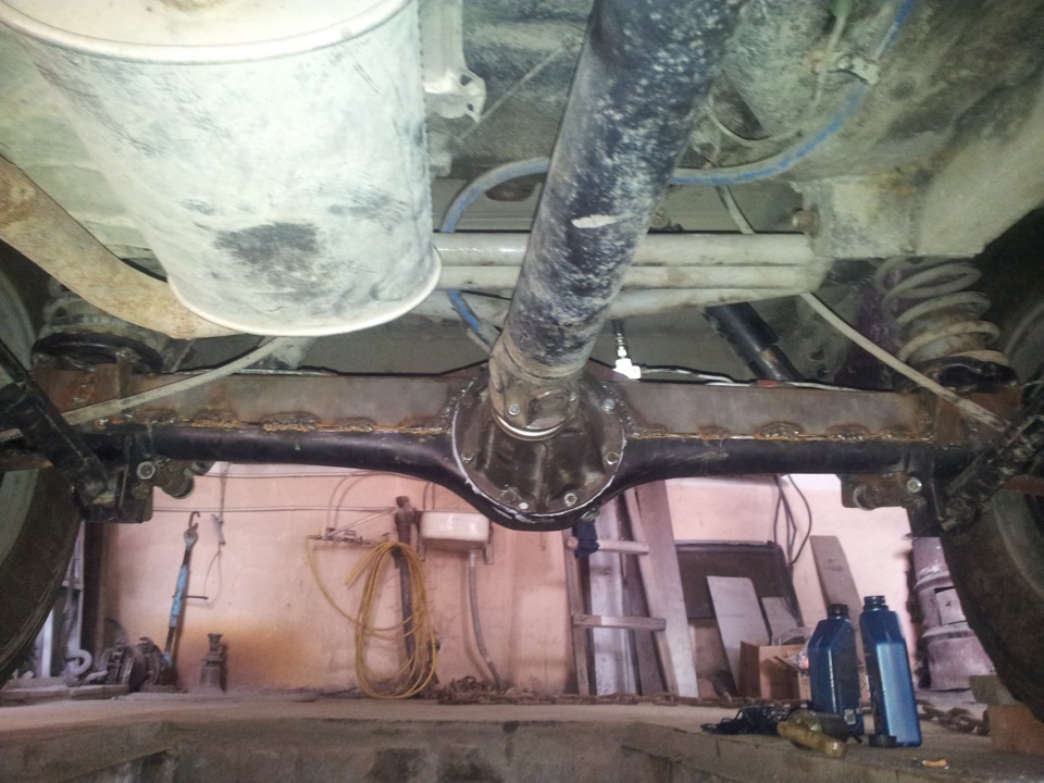 Усиленный мост и А-рычаг — Lada 4x4 3D, 1,6 л, 1983 года | своими ...