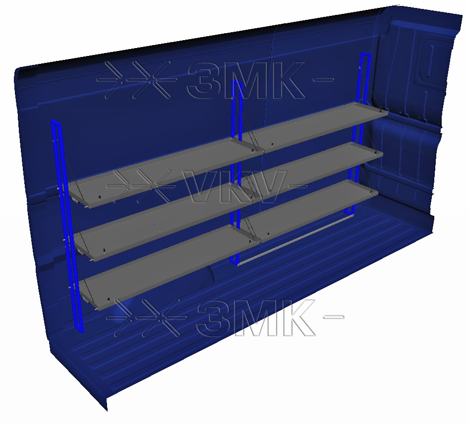 Полки в фургон своими руками