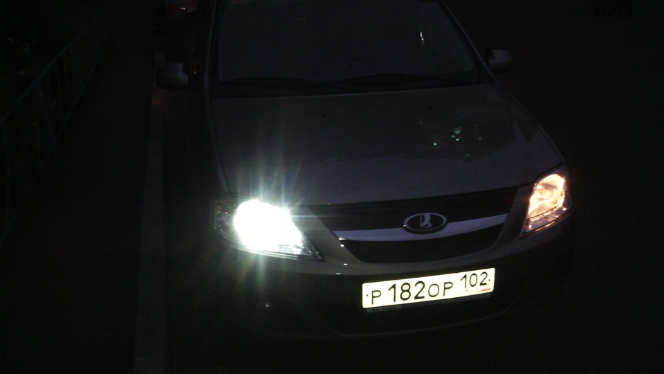 Лампы 5000 к — Lada Ларгус, 1,6 л, 2014 года | электроника | DRIVE2