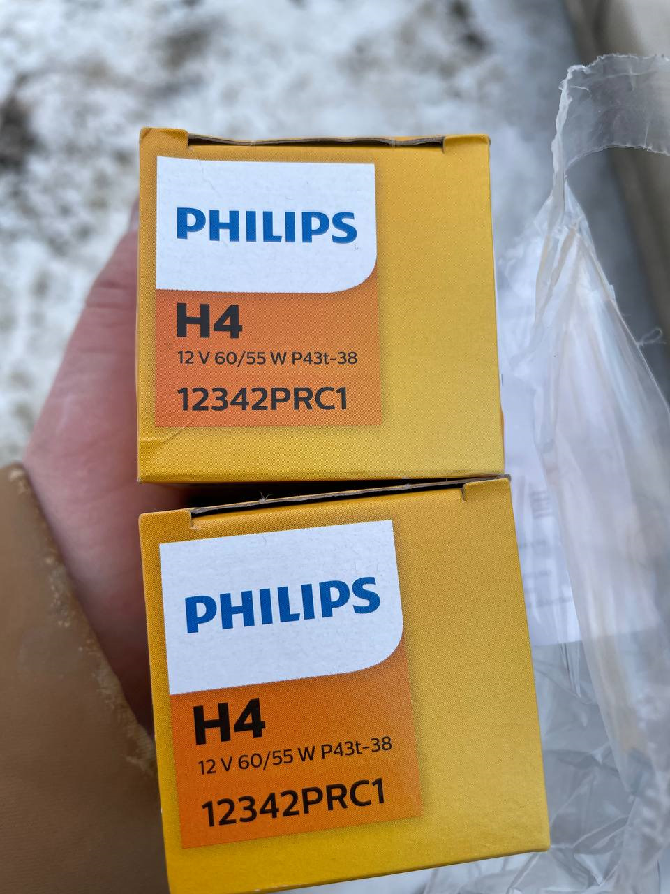 12342PRC1 Лампа 12V H4 60/55W P43t-38 +30% Vision PHILIPS | Запчасти на ...
