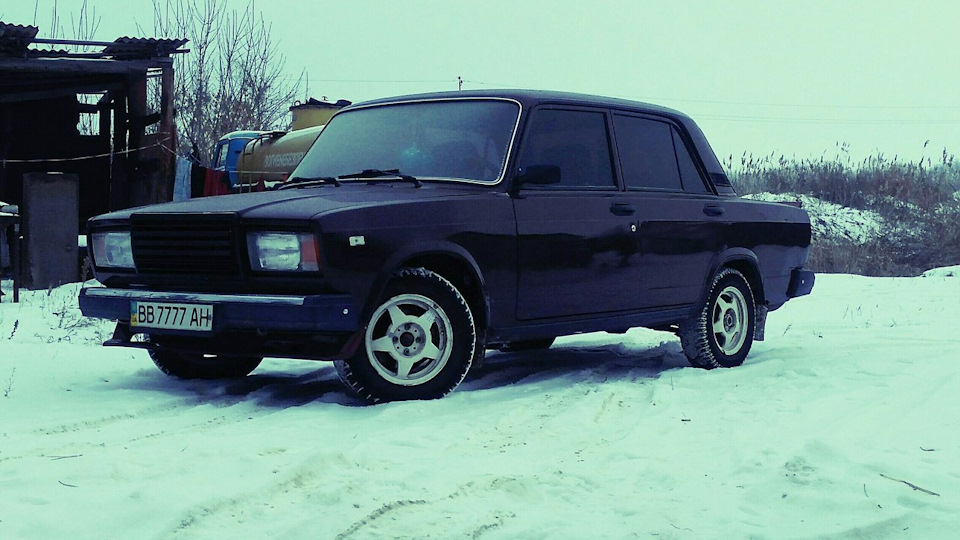 Восстановление цвета выгоревших бамперов ваз 2107. — Lada 2107, 2005 ...