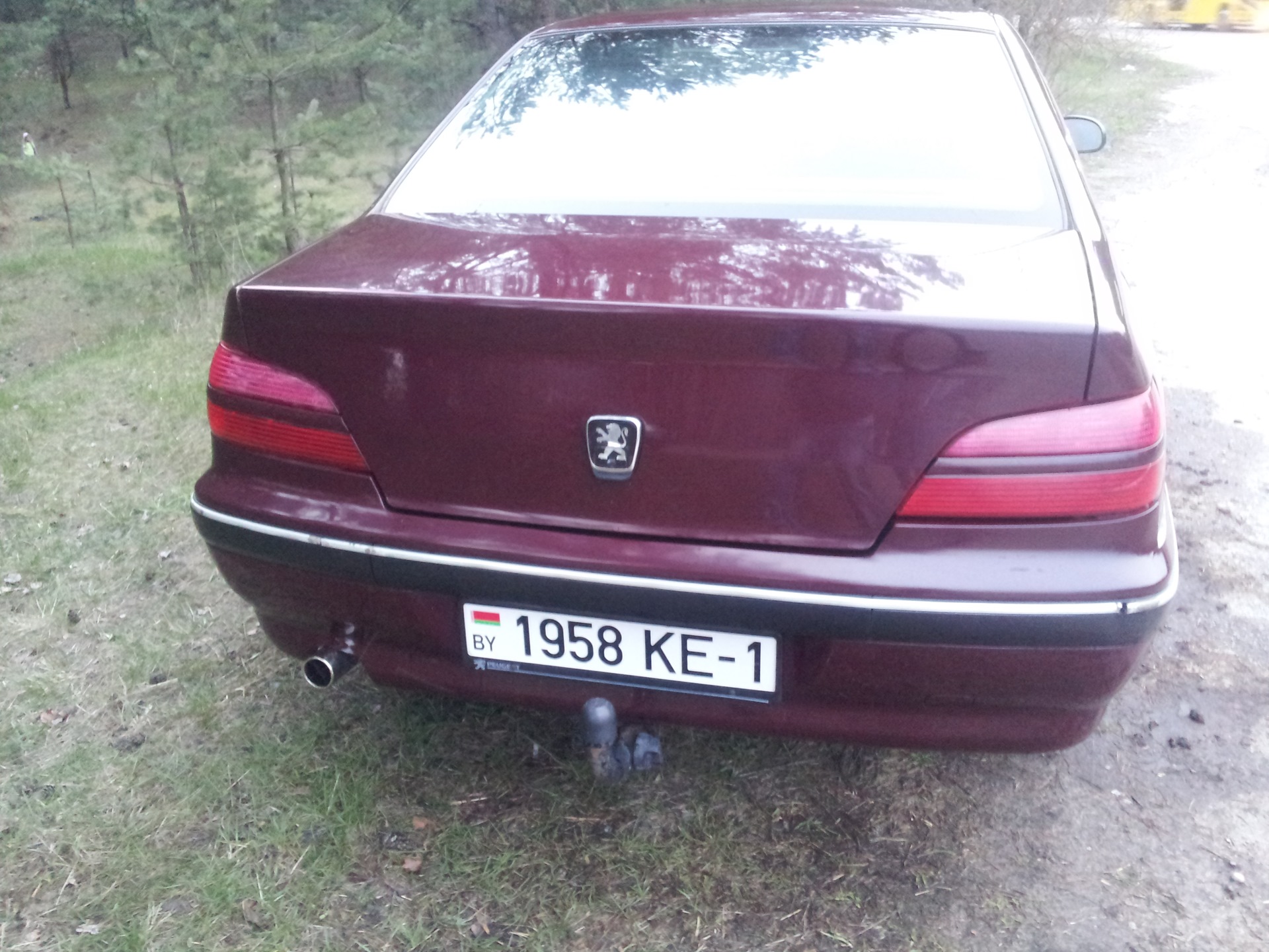 Насадка на глушитель — Peugeot 406, 1,8 л, 1999 года | стайлинг | DRIVE2