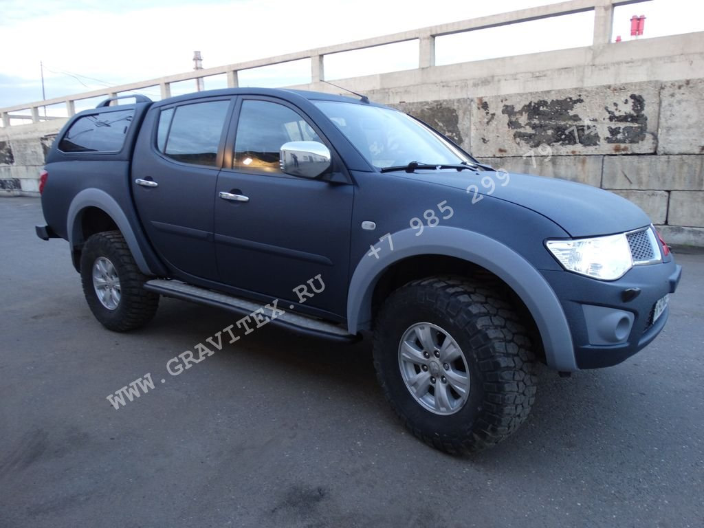 Mitsubishi L200 (цвет тёмно-синий RAPTOR) — GRAVITEX.RU на DRIVE2