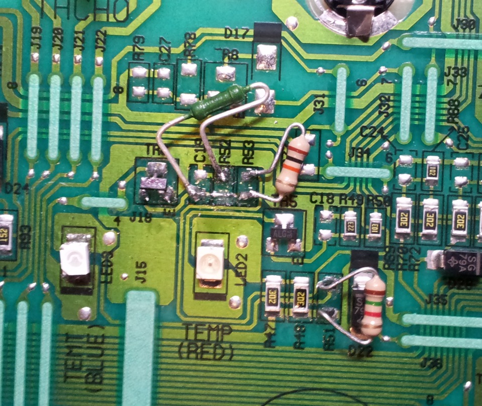 Индикатор холодного двигателя в панель без БК с полноразмерными ...