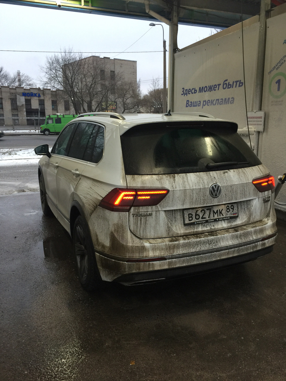 Доехал до СПБ — Volkswagen Tiguan (2G), 2 л, 2017 года | наблюдение ...