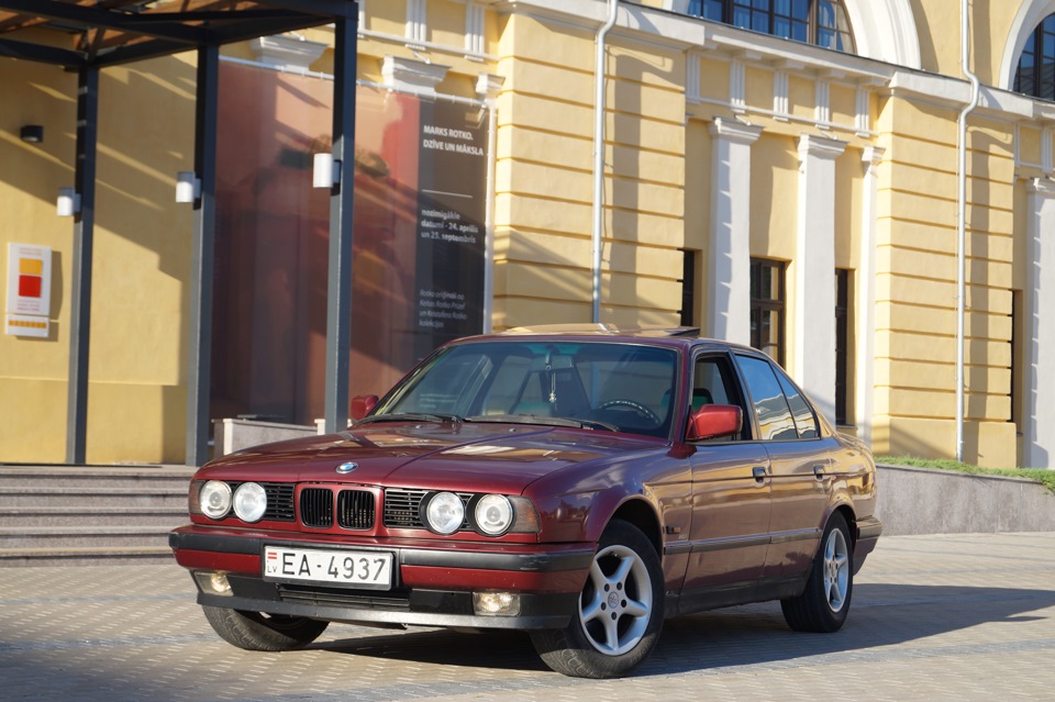 BMW e34 Calypsorot