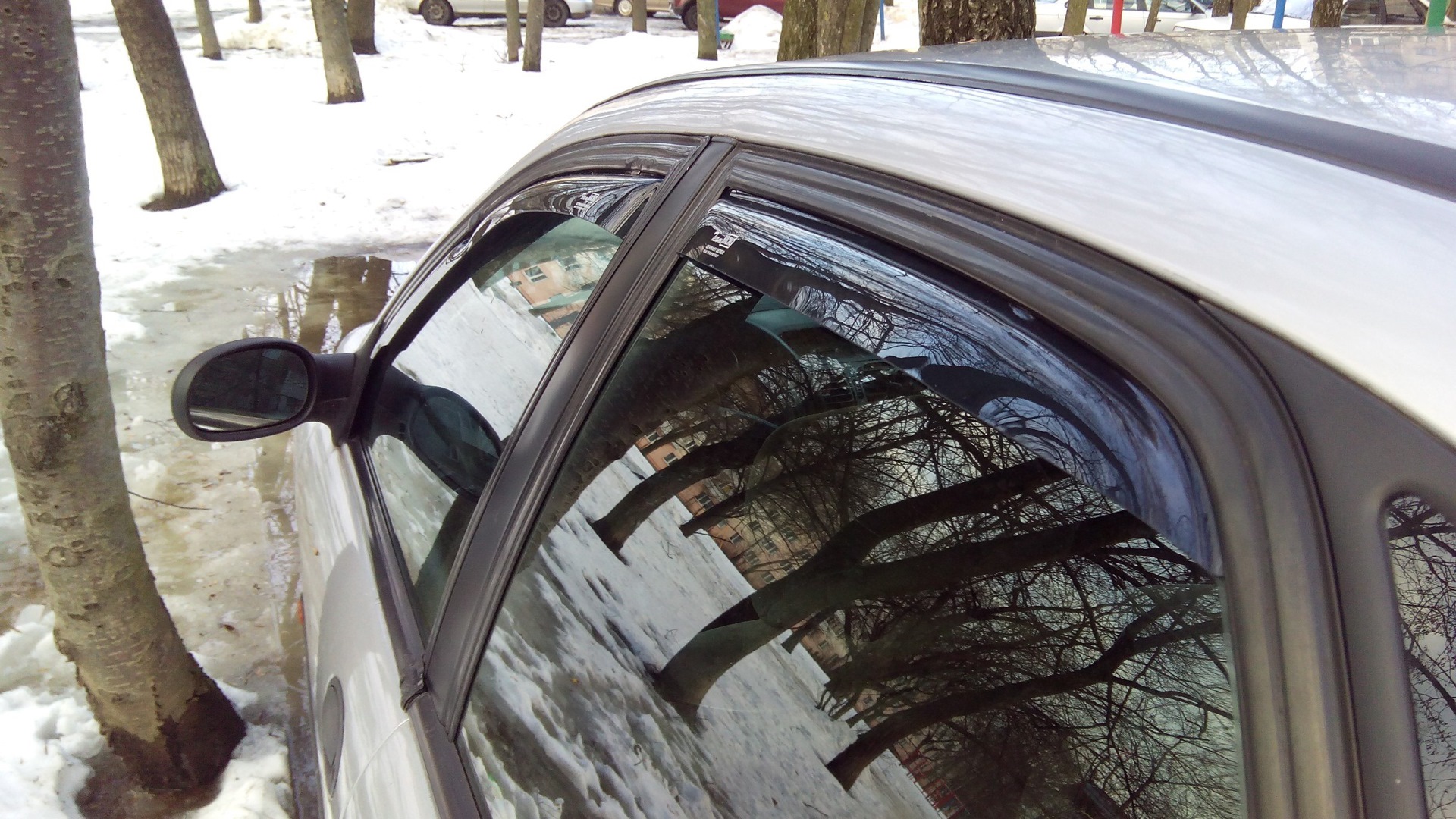 Ветровики с китайский свисток (+ видео) — Renault Laguna I, 1,8 л, 1994 ...