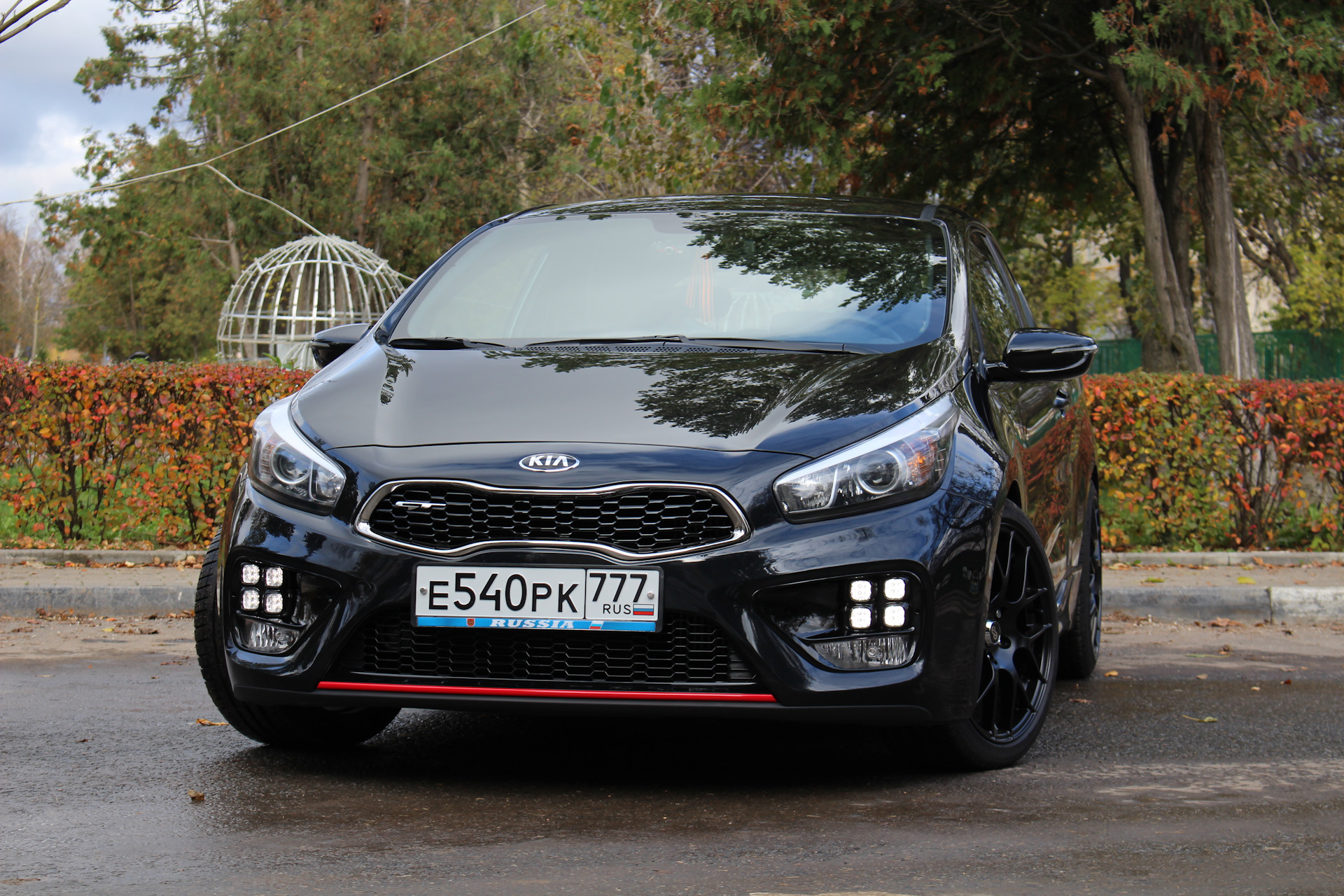 Kia Ceed gt коричневый