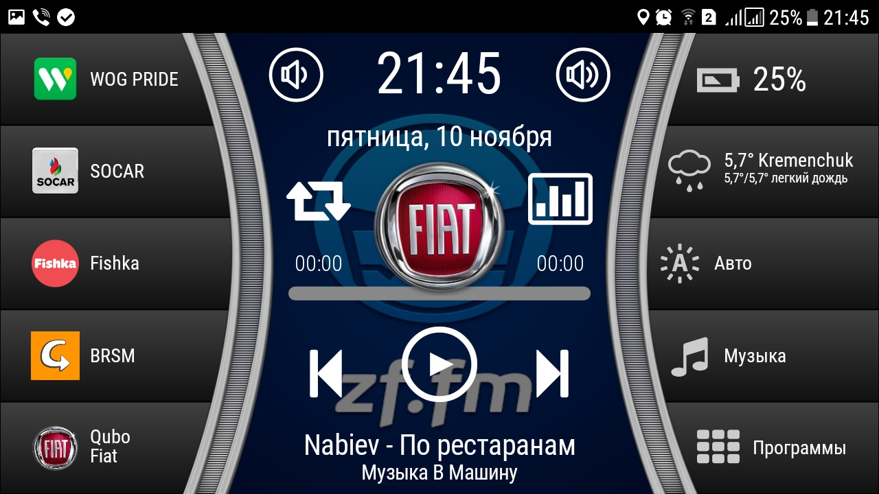 Телефон как мультимедиа центр в авто:) — FIAT Qubo, 1,3 л, 2016 года ...