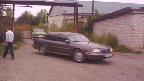 Lincoln continental 3.8 at 1992. Плавающий Линкольн.