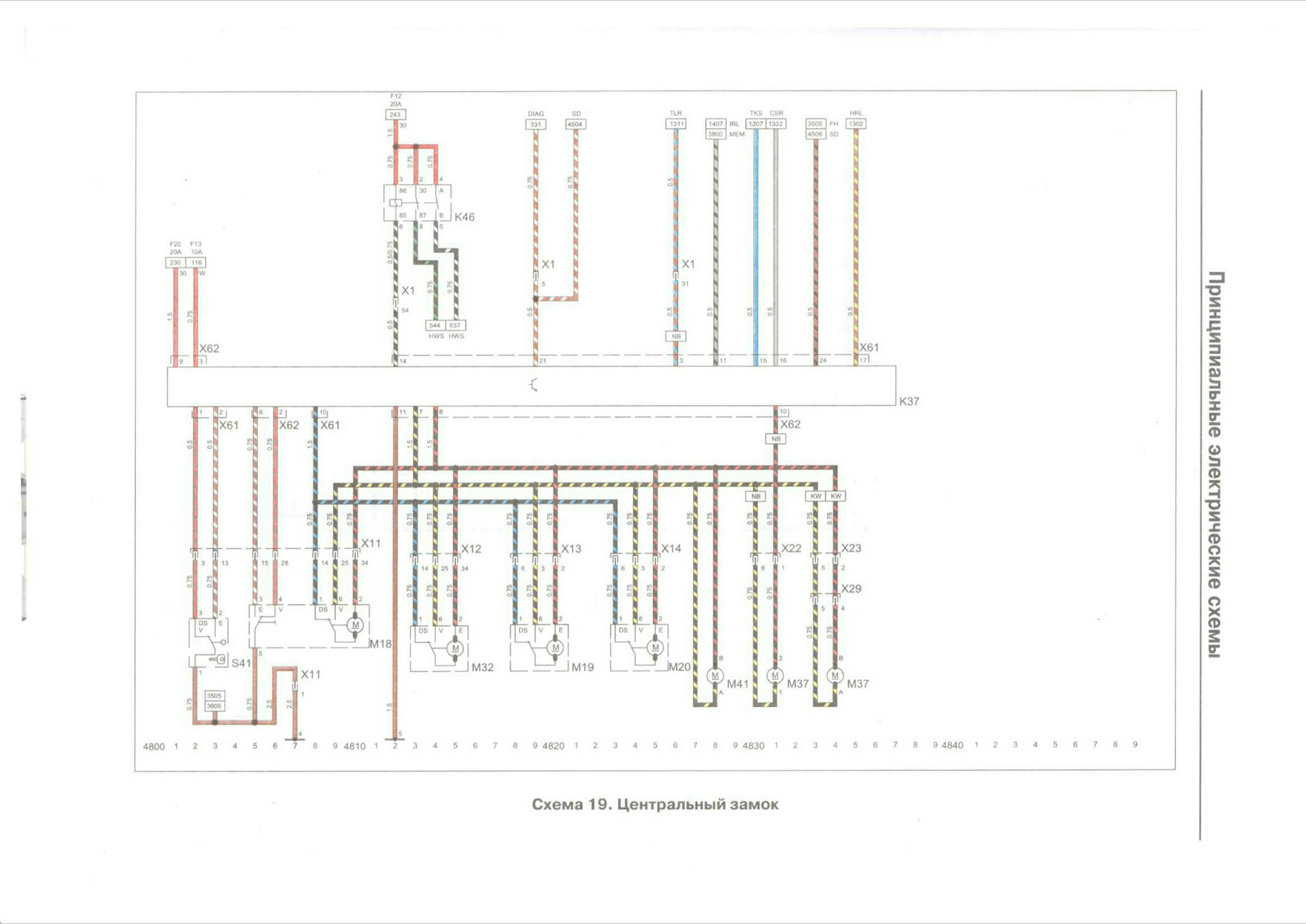 Opel omega схема