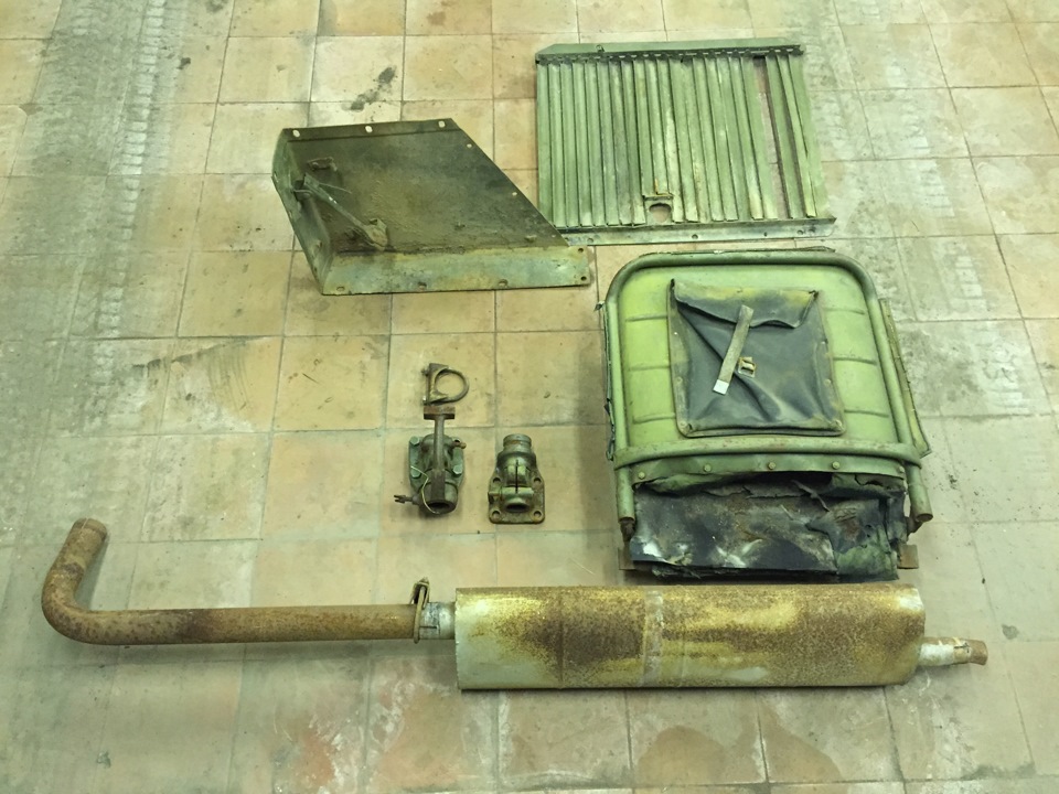 #16. Реставрация. Продолжение сборки. — БТР-40_455_1957г, 3,5 л, 1957 ...