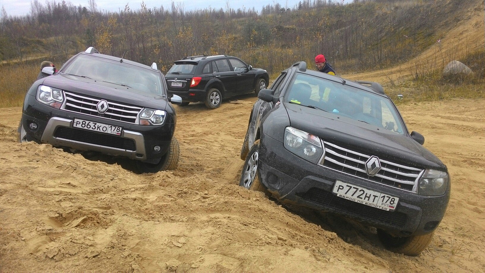 Катаемся в разметелево — Renault Duster (1G), 1,5 л, 2014 года | видео ...