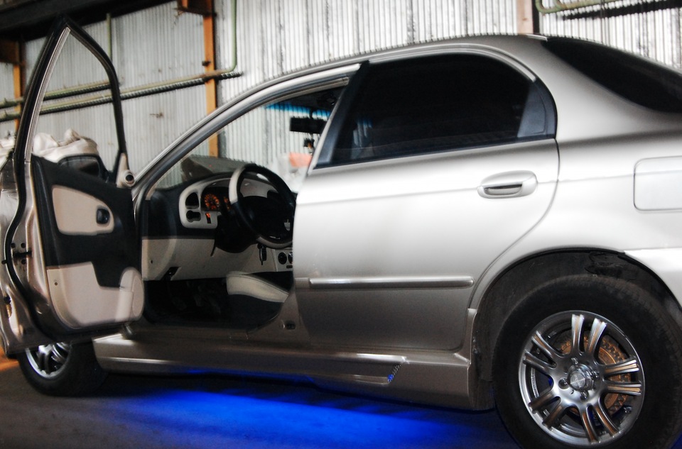 Подсветка днища. — KIA Spectra, 1,6 л, 2007 года | тюнинг | DRIVE2