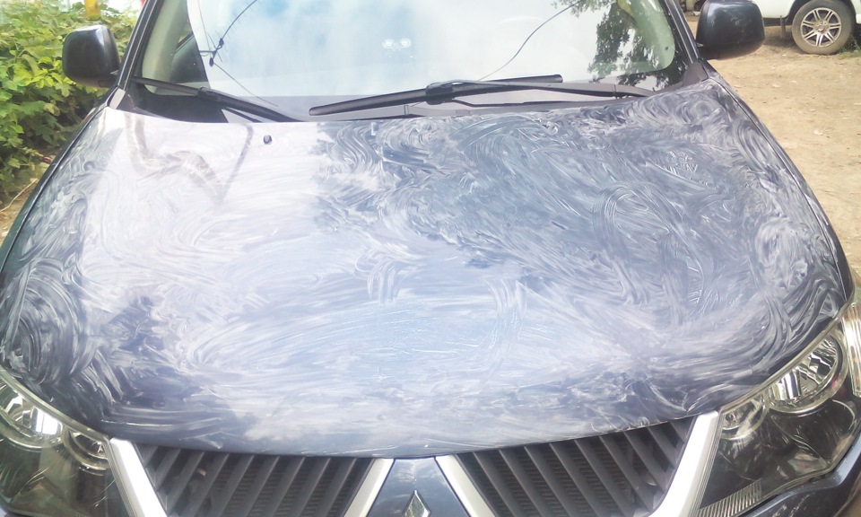 Полироль и жидкий воск — Mitsubishi Outlander XL, 2,4 л, 2008 года ...