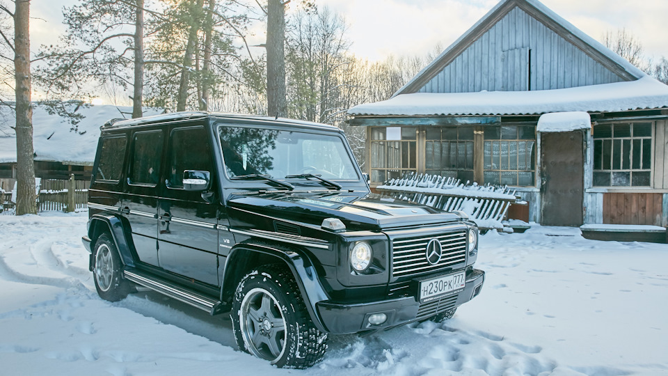 Mercedes g55 AMG Black Tuning