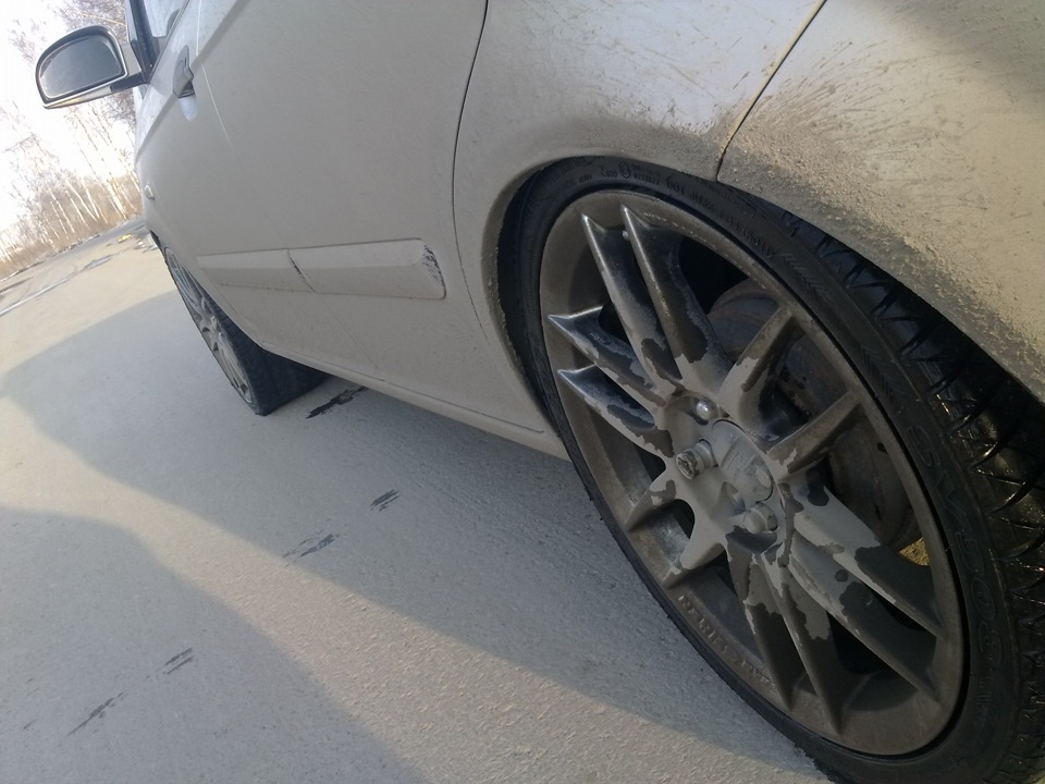 Продажа колес на лето! — Hyundai Getz, 1,6 л, 2004 года | колёсные ...