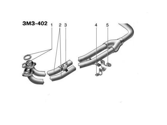 Схема глушителя уаз буханка