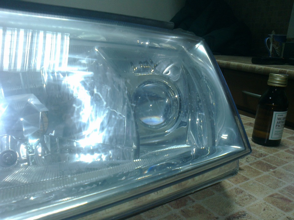 мытье фар ! — Skoda Octavia Mk1, 1,6 л, 2008 года | другое | DRIVE2