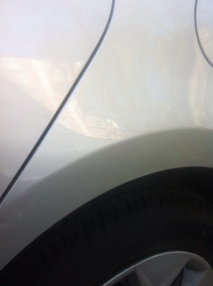 Вмятина на заднем крыле. Часть 2 — Hyundai Solaris Hatchback, 1,6 л ...