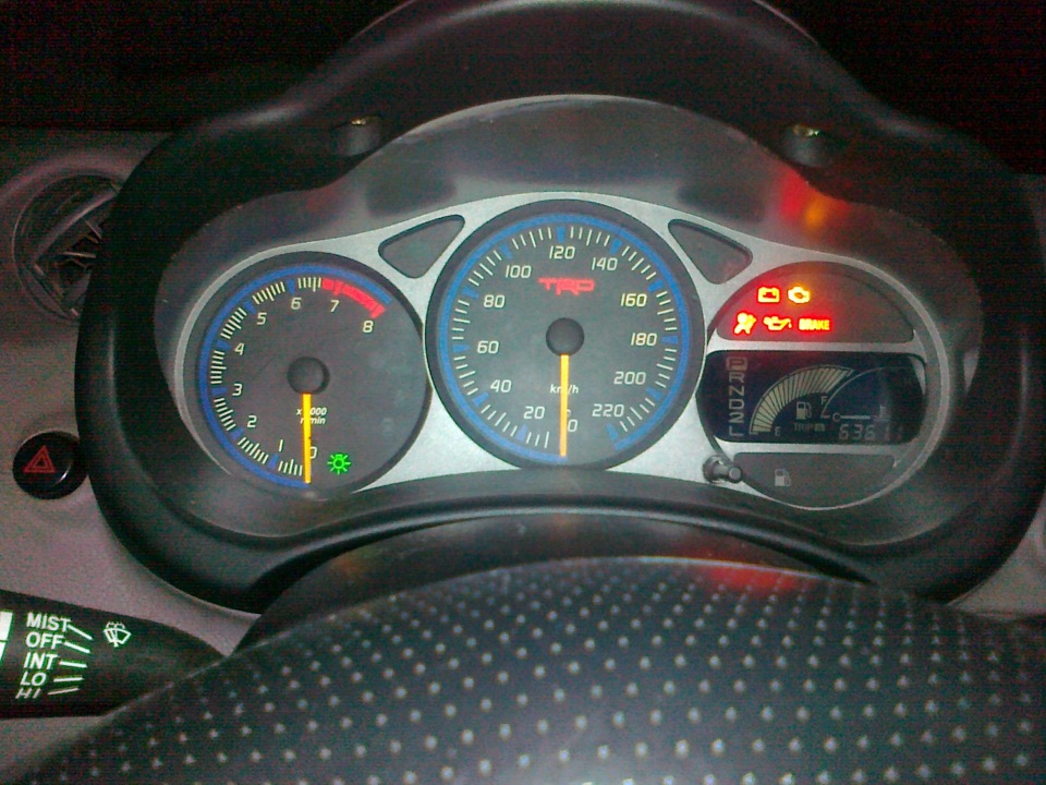 Спидометр ТRD)))) — Toyota Celica (230), 1,8 л, 2001 года | стайлинг ...
