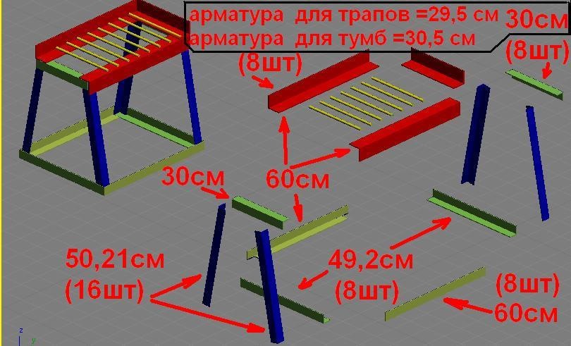 Чертеж эстакады для легкового автомобиля своими руками чертеж