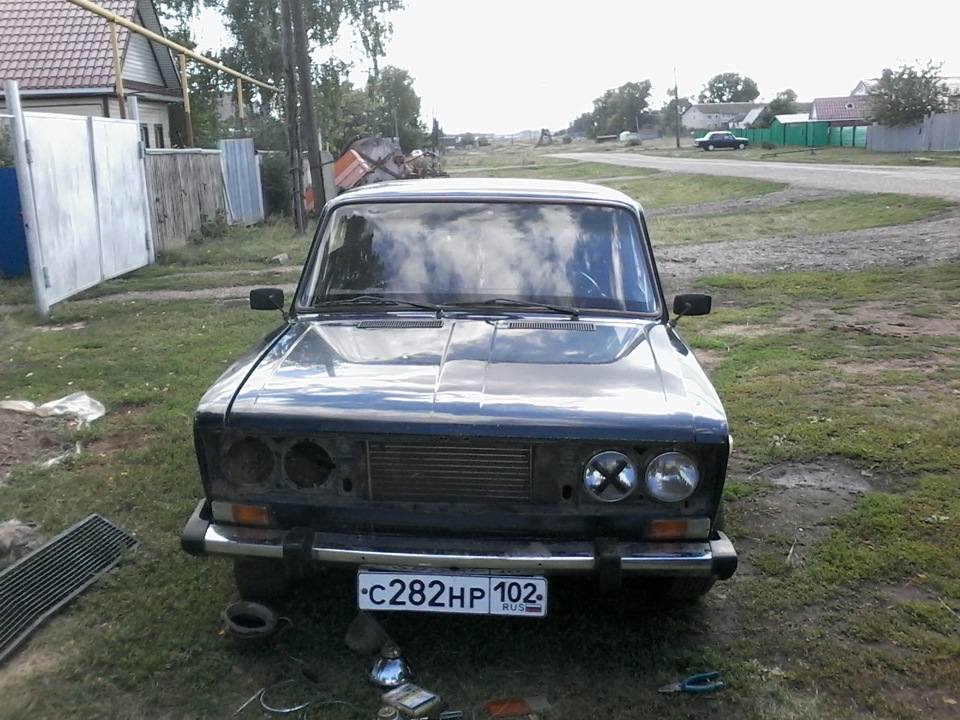 Утапливаю фары для сплошнои решетки — Lada 21065, 1,5 л, 1996 года ...