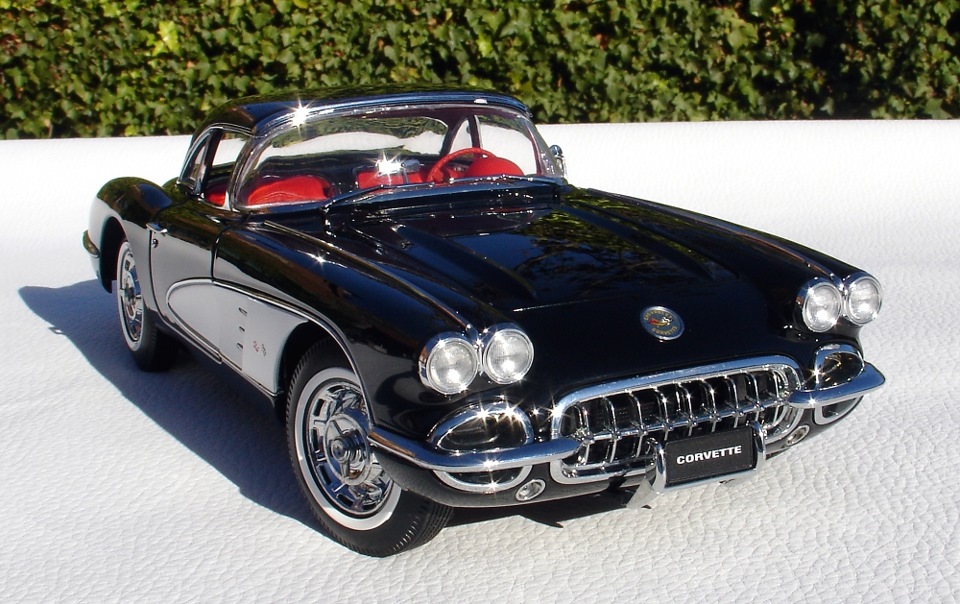 自動車 CHEVROLET Corvette Stingray 1959 AUTOArt 1/43 AUTOart 1959 Chevrolet Corvette Stingray (Silver) Car
