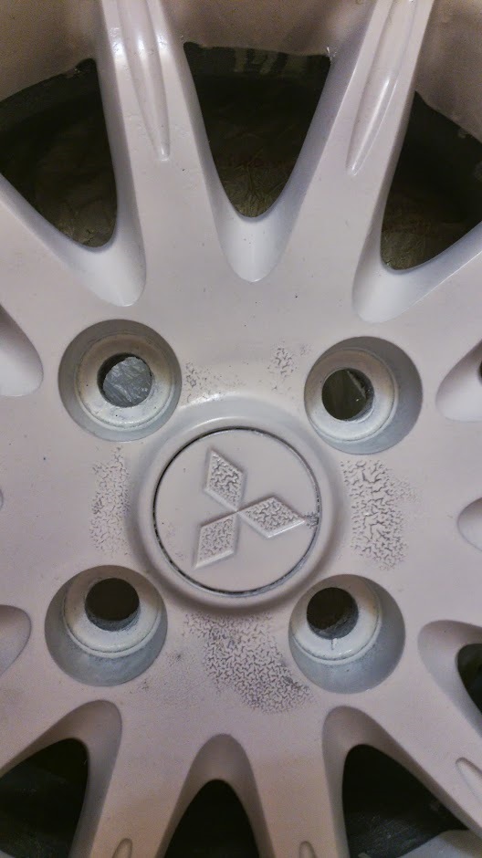 Покрасил и покрыл лаком. — Mitsubishi Galant (8G), 2,5 л, 2002 года ...