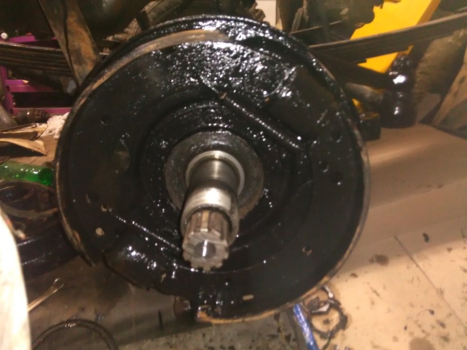 Замена шкворней перед павое колесо — УАЗ 469, 2,5 л, 1979 года | своими ...