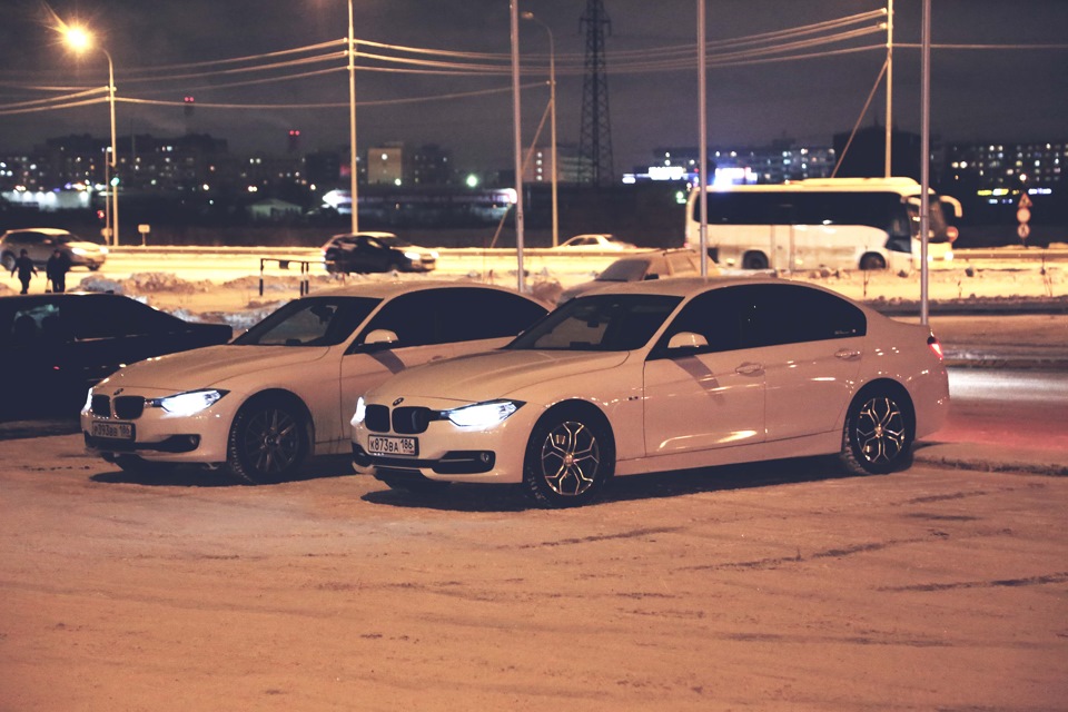 Встреча BMW-Club Сургут 28.11.2015 — BMW 3 series (F30), 1,6 л, 2013 ...